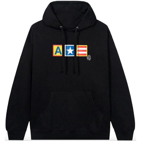 Anti Social Social Club No Hope For Us Black Hoodie Size M - Picture 1 of 10
